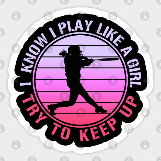 Softball Girl Sticker by RichyTor